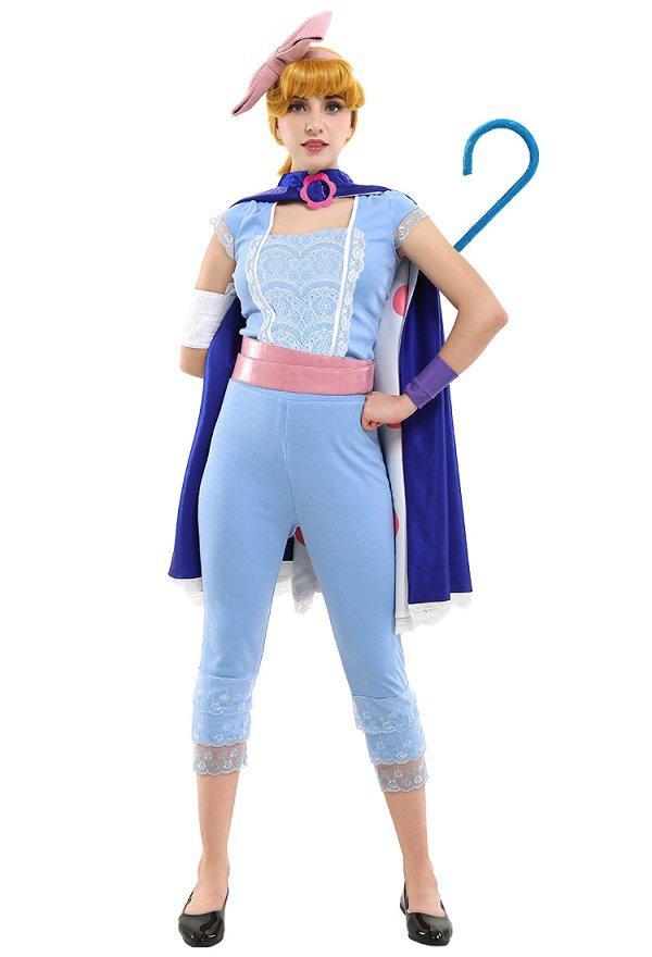 Toy Story 4 Bo Peep Disfraz de Cosplay con Capa