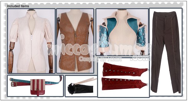The Witcher 3 Wild Hunt Triss Merigold Traje de Cosplay con cinturones