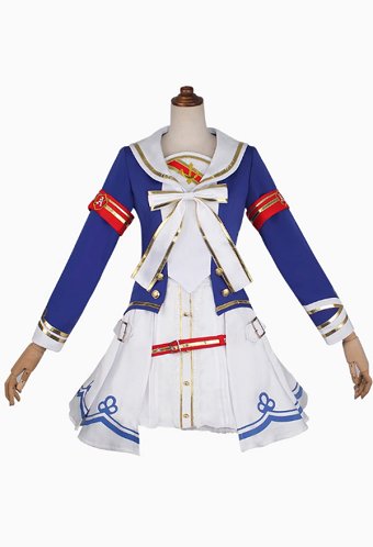Uma Musume Pretty Derby Grass Wonder Cosplay Kostüm Tunika Rock mit Strümpfen