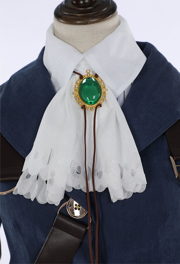 Violet Evergarden Cosplay Costume Lolita Dress and Jacket with Gloves and Socks