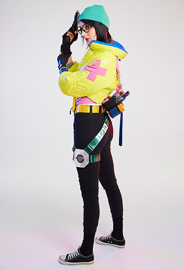 VALO Agent Killjoy Coat and Trousers Set Cosplay Costume with T-Shirt and Hat VALO Agent Killjoy Coat and Trousers Set Cosplay Costume with T-Shirt and Hat