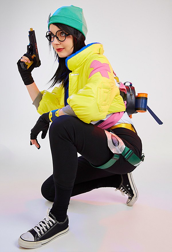 VALO Agent Killjoy Coat and Trousers Set Cosplay Costume with T-Shirt and Hat VALO Agent Killjoy Coat and Trousers Set Cosplay Costume with T-Shirt and Hat