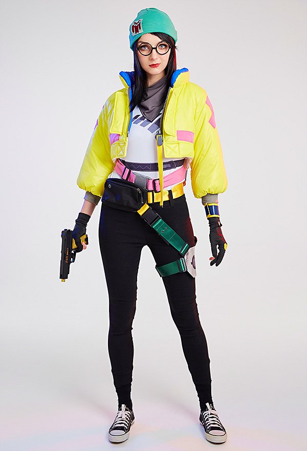 VALO Agent Killjoy Coat and Trousers Set Cosplay Costume with T-Shirt and Hat VALO Agent Killjoy Coat and Trousers Set Cosplay Costume with T-Shirt and Hat