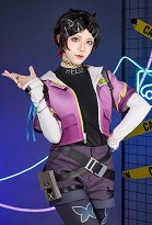 VALO Clove Cosplay Costume Top and Jacket with Shorts and Tights VALO Clove Cosplay Costume Top and Jacket with Shorts and Tights