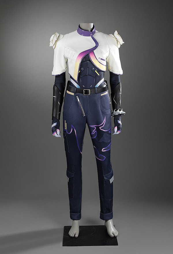 VALO Vyse Cosplay Costume Top Pants with Jacket and Waist Bag VALO Vyse Cosplay Costume Top Pants with Jacket and Waist Bag
