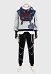 VALO ISO Cosplay Kostüm Hoodie Hose mit Rüstung Handschuhe
