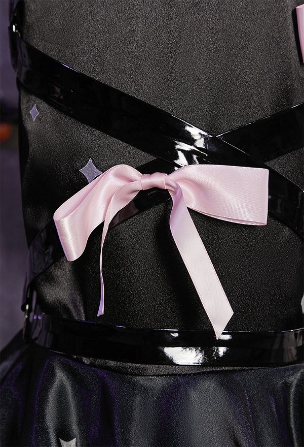 Megurine Luka CV03 Cosplay Costume Halloween Maid Style Dress and Hat with Belt Megurine Luka CV03 Cosplay Costume Halloween Maid Style Dress and Hat with Belt