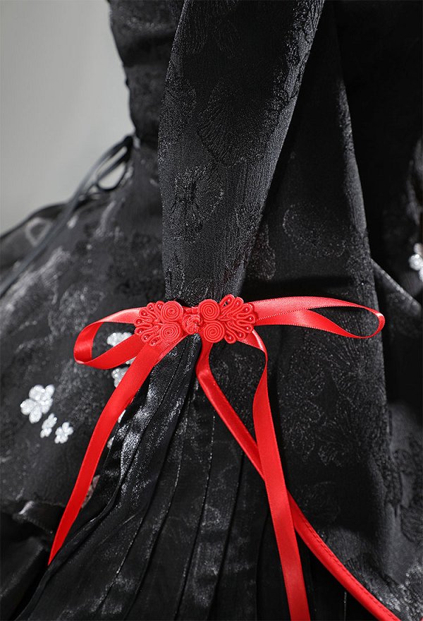 Vocal Costume de Cosplay Robe et Chaussettes avec Coiffe et Ornement de Taille