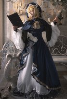 Vocal Kagamine Rin Disfraz de Cosplay Vestido de Fiesta Estilo Lolita Vintage con Capa Sombrero y Pulsera Vocal Kagamine Rin Disfraz de Cosplay Vestido de Fiesta Estilo Lolita Vintage con Capa Sombrero y Pulsera