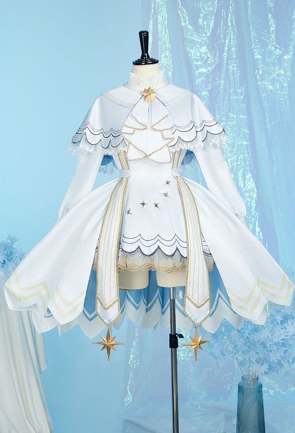Vocal Disfraz de Cosplay Vestido y capa con sombrero y corbata