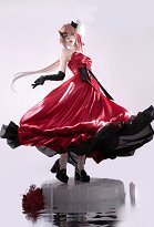 Vocal Luka Cosplay Kostüm CV03 rotes Cocktailkleid mit Schal Handschuhen und Hut Vocal Luka Cosplay Kostüm CV03 rotes Cocktailkleid mit Schal Handschuhen und Hut