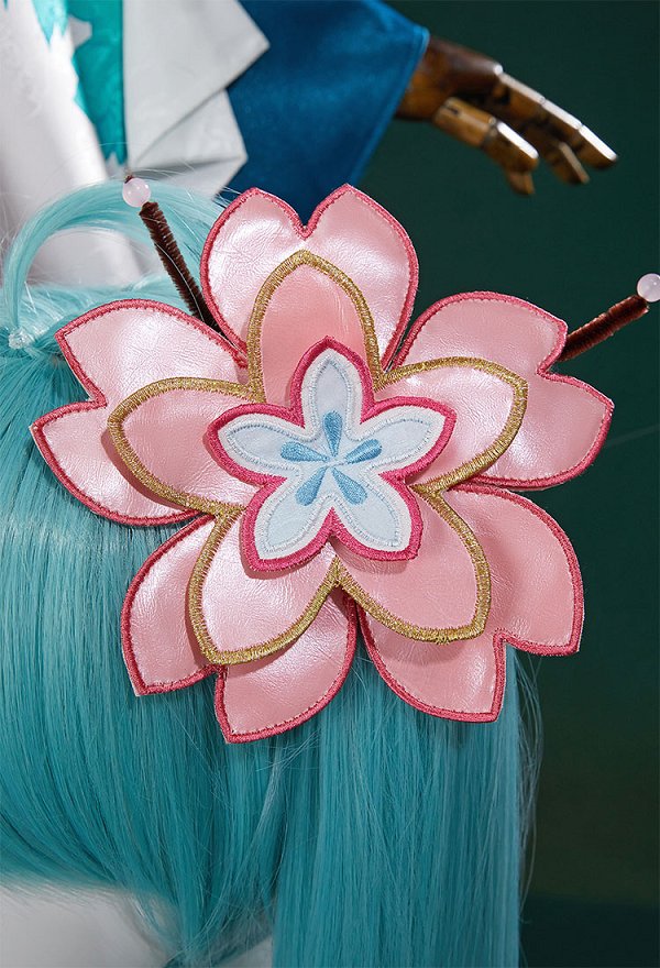 Onmyoji  Disfraz de Cosplay Vocal Vestido y Corsé con Cinturón de Cintura y Medias