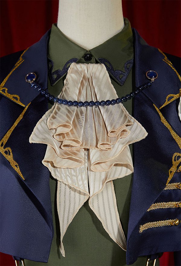 Vocal Len Costume de Cosplay Chemise et pantalon assortis avec une veste et des gants