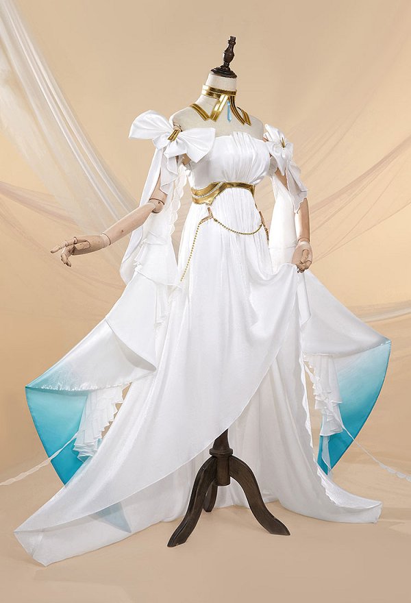 Vocal Disfraz de Cosplay Vestido con Mangas y Cinturón