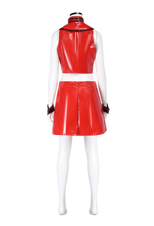 Disfraz de Cosplay de Vocal MEIKO V3 con Top sin Mangas con Falda y Choker Disfraz de Cosplay de Vocal MEIKO V3 con Top sin Mangas con Falda y Choker
