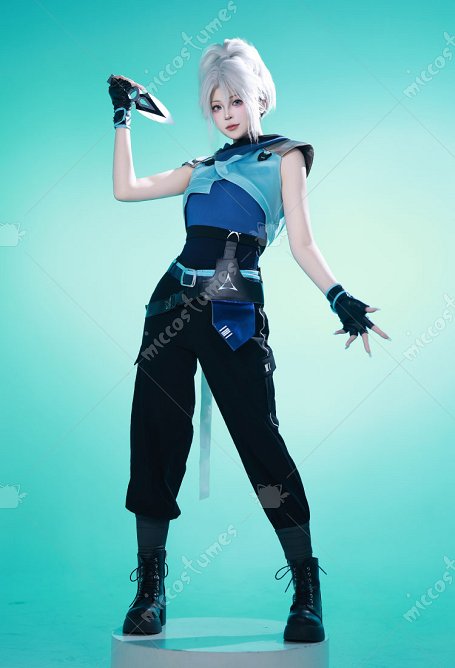 VALO Jett Cosplay Ropa Deportiva con Capucha con Cinturón