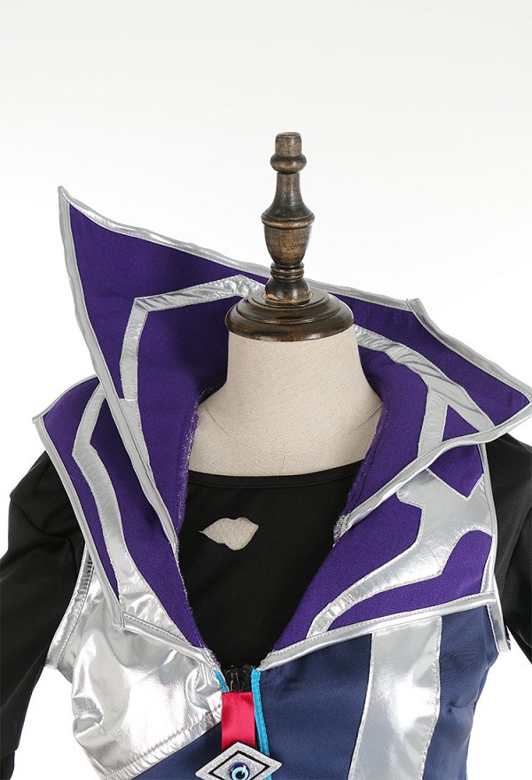 VALO Agent Fade Cosplay Costume Shirt and Trousers with Vest and Gloves