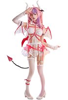Ironmouse Virtual YouTuber Cosplay Sexy Kawaii Spitze Engel Teufel Cosplay Kostüm Ironmouse Virtual YouTuber Cosplay Sexy Kawaii Spitze Engel Teufel Cosplay Kostüm