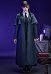 Wednesday Addams Halloween Cosplay Kostüm Hemd und Weste mit Mantel und Rock