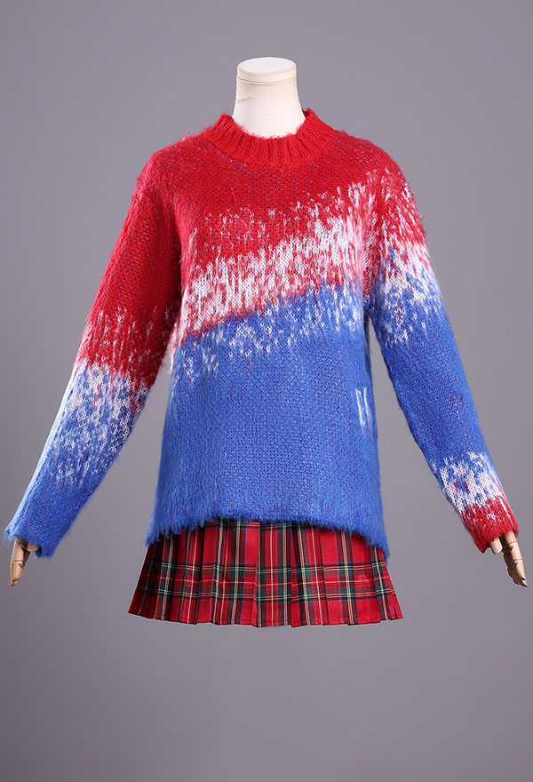 Wednesday Enid Sinclair Cosplay Kostüm Pullover und Rock mit Strumpfhose