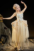 Wednesday Enid Sinclair Cosplay Kostüm Ball Gala Kleid mit Futter und Hose