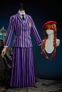 Wednesday Agnes DeMille Cosplay Costume Halloween Gothic Jacket and Skirt with Vest and Shirt