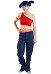 Fairy Club Musa Cosplay One Shoulder Bauchfreies Oberteil Hosen Cosplay Kostüm
