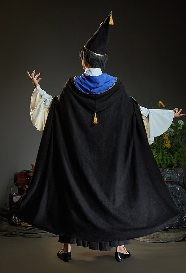 Witch Hat Olruggio Cosplay Costume Shirt and Skirt with Cape and Hat