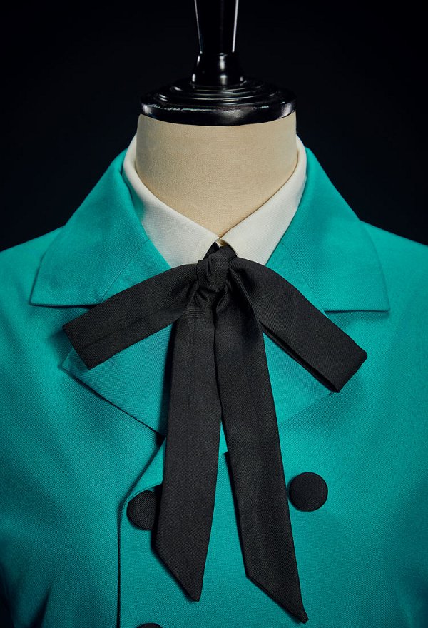 Witch Hat Coco Derivative Uniform Outfit Set Shirt and Pleated Skirt with Short Jacket and Hat