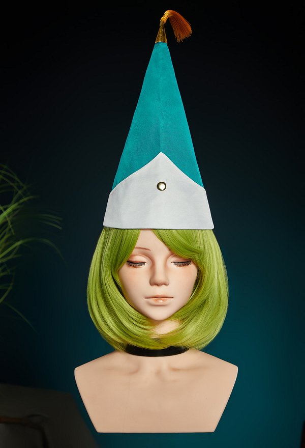 Witch Hat Coco Derivative Uniform Outfit Set Shirt and Pleated Skirt with Short Jacket and Hat