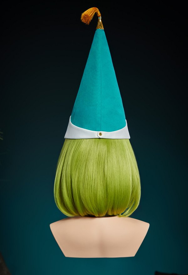 Witch Hat Coco Derivative Uniform Outfit Set Shirt and Pleated Skirt with Short Jacket and Hat