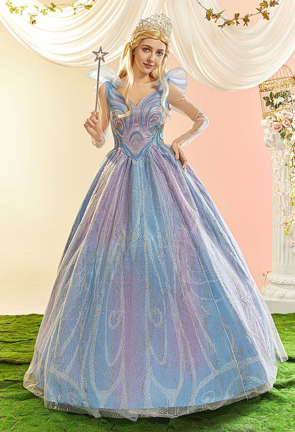 Wicked 2 Glinda Cosplay Vestido