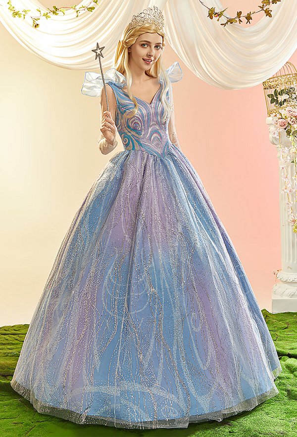 Wicked 2 Glinda Cosplay Vestido