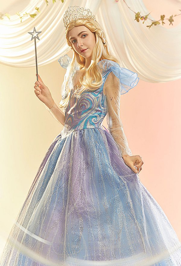 Wicked 2 Glinda Cosplay Vestido