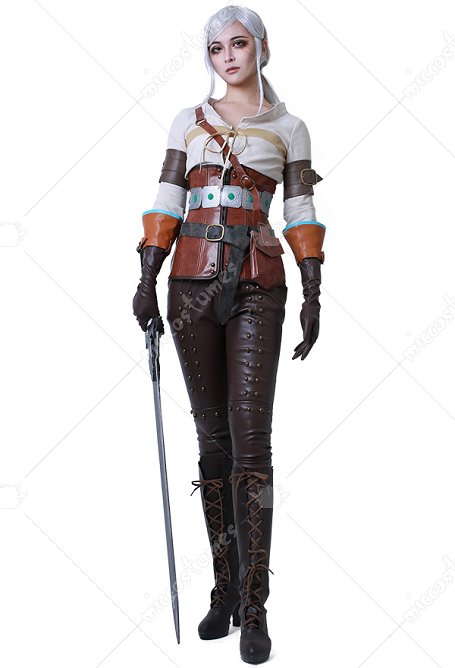 The Witcher 3: Wild Hunt Ciri Disfraz de Cosplay