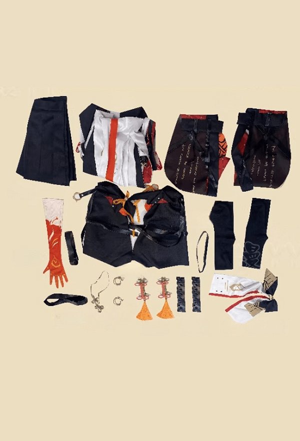 Wuthering Waves Councillor Changli Cosplay Costume Dress and Stockings with Sleeves and Gloves Wuthering Waves Councillor Changli Cosplay Costume Dress and Stockings with Sleeves and Gloves