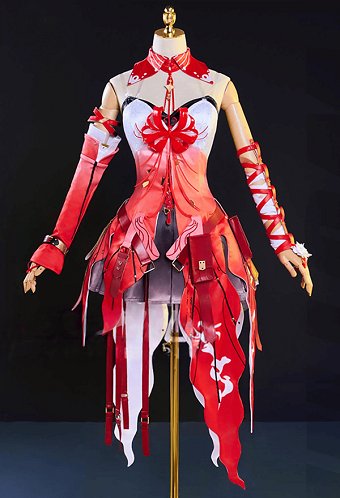 Wuthering Waves Phrolova Cosplay Kostüm Innenkleid und Außenkleid Kragen