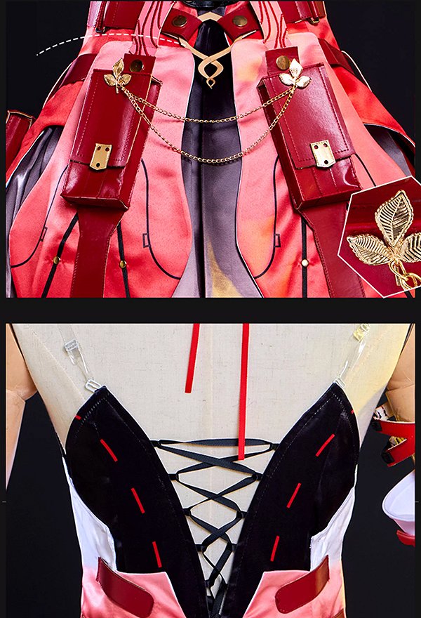 Wuthering Waves Phrolova Cosplay Costume Inner Dress and Outer Dress with Collar Wuthering Waves Phrolova Cosplay Costume Inner Dress and Outer Dress with Collar