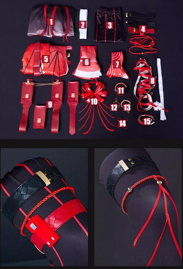 Wuthering Waves Phrolova Cosplay Costume Inner Dress and Outer Dress with Collar Wuthering Waves Phrolova Cosplay Costume Inner Dress and Outer Dress with Collar