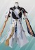 Wuthering Waves Jinhsi Cosplay Vestido con accesorios para el brazo y el pelo