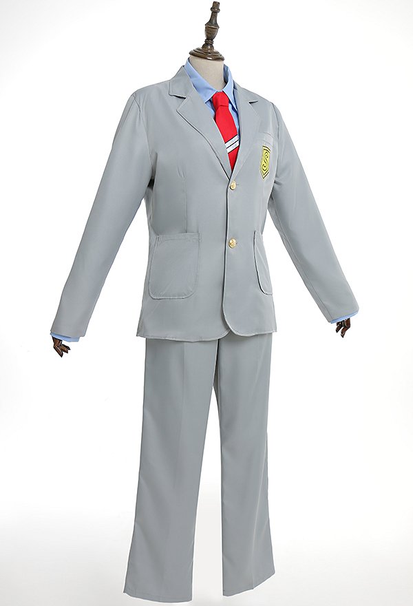 Kousei Arima Cosplay Costume Your Lie in April Japanese Boy School Uniform Set Kousei Arima Cosplay Costume Your Lie in April Japanese Boy School Uniform Set