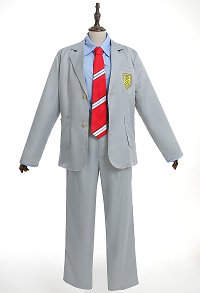 Kousei Arima Cosplay Costume Your Lie in April Japanese Boy School Uniform Set