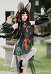 Onmyoji Arena Nekomata Cosplay Costume Dress and Sleeves with Headband and Tail