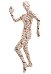 Combinaison Halloween Zentai pour Adulte avec Impression des Éventails Japonais