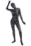 Combinaison Halloween Zentai pour Adulte avec Impression des Toile d'Araignée