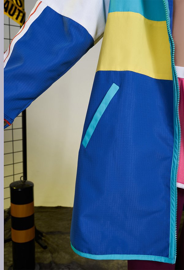 Zom 100: Bucket List of the Dead Shizuka Mikazuki Cosplay Costume Crop Top and Pants with Jacket and Hairpins