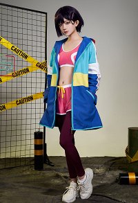 Zom 100 : Bucket List of the Dead Shizuka Mikazuki Cosplay Costume Crop Top et pantalon avec veste et épingles à cheveux