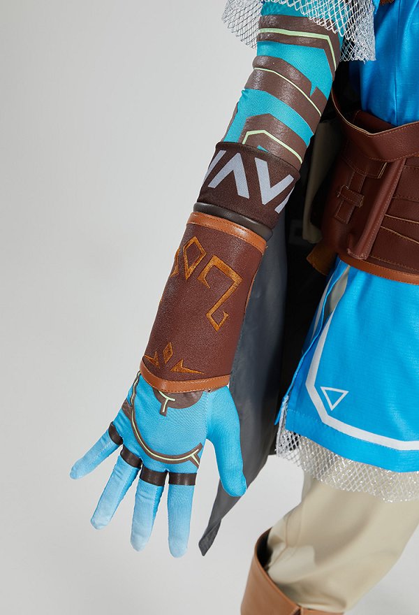 The Legend of Zelda: Tears of the Kingdom Costume de Cosplay Link Veste et Pantalon avec Cape et Sac