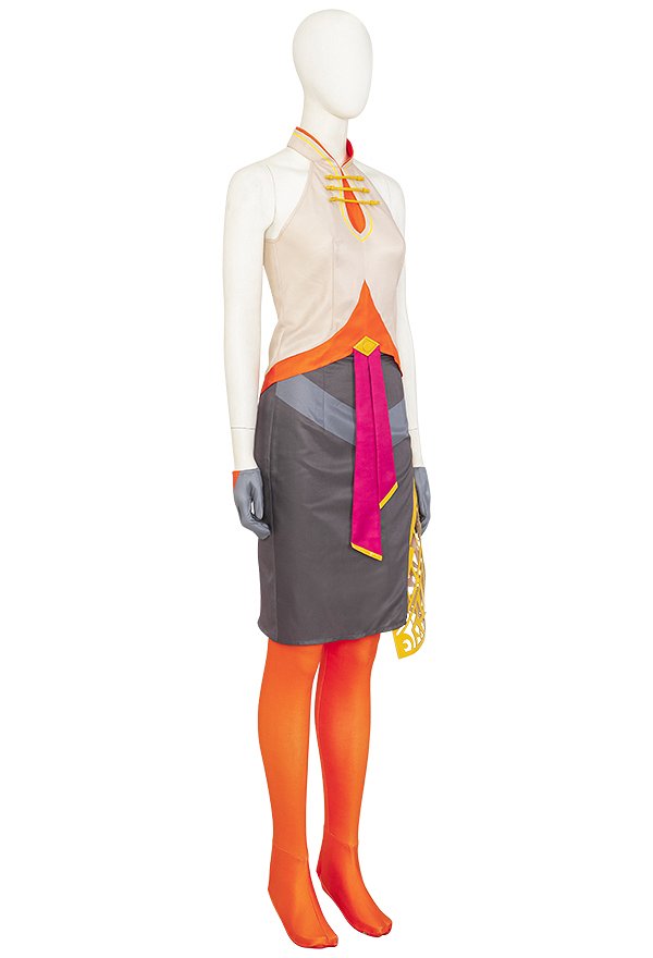 The Legend of Zelda: Tears of the Kingdom Purah Cosplay Costume Top and Skirt with Jacket