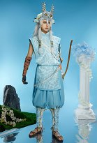 The Legend of Zelda Link Cosplay Costume Vest Pants Set with Belt Headpiece The Legend of Zelda Link Cosplay Costume Vest Pants Set with Belt Headpiece